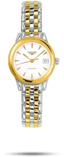 Longines Flagship L4.274.3.22.7 Stainless steel White