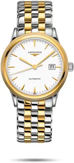 Longines Flagship L4.984.3.22.7 Stainless steel White