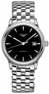 Longines Flagship L49844526 Stainless steel Black