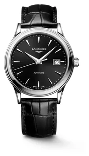 Longines Flagship L49844592 Stainless steel Black