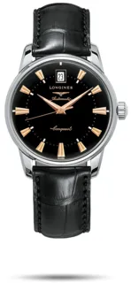 Longines Heritage L16114524 Stainless steel Black