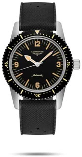 Longines Skin Diver L2.822.4.56.9 Stainless steel Black