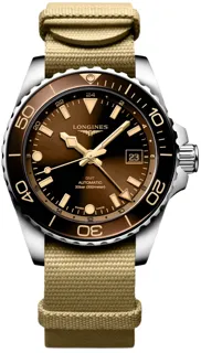 Longines HydroConquest L3.790.4.66.2 Stainless steel Brown