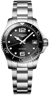 Longines HydroConquest L33704566 Stainless steel Black