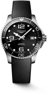 Longines HydroConquest L37804569 Stainless steel Black