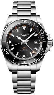 Longines HydroConquest L37904566 Stainless steel Black