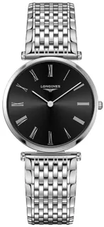 Longines La Grande Classique L4.709.4.51.6 Stainless steel Black