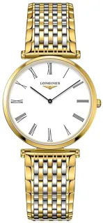 Longines La Grande Classique L47092217 Yellow gold White