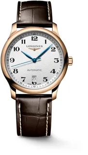 Longines Master Collection L2.628.8.78.3 38.5mm Rose gold Silver