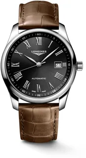 Longines Master Collection L2.793.4.59.2 Stainless steel Black