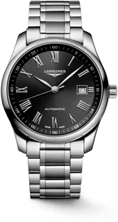 Longines Master Collection L2.793.4.59.6 Stainless steel Black