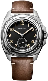 Longines Pilot Majetek L28384539 43mm Stainless steel Black