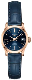 Longines Record L2.320.8.92.2 Rose gold Blue