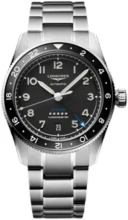 Longines Spirit L38024536 Stainless steel Black