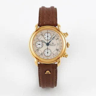 Maurice Lacroix 9566 Stainless steel and Gold-plated Silver