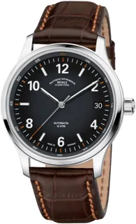 Mühle Glashütte Lunova Date M1-43-16-LB Stainless steel Black