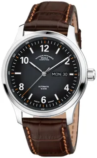 Mühle Glashütte Lunova Day/Date M1-43-26-LB Titanium Black