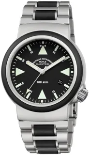 Mühle Glashütte S.A.R. M1-41-03-MB Stainless steel and Rubber Black