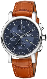 Mühle Glashütte Teutonia II Chronograph M1-30-92-LB Stainless steel Blue