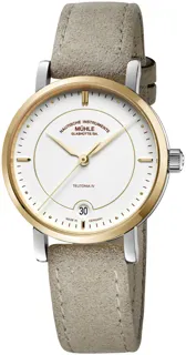 Mühle Glashütte Teutonia IV Lady M1-44-51-LB-V-VII Stainless steel White