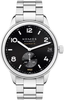 NOMOS Club Sport Neomatik 42 Date Black 781 Stainless steel Black