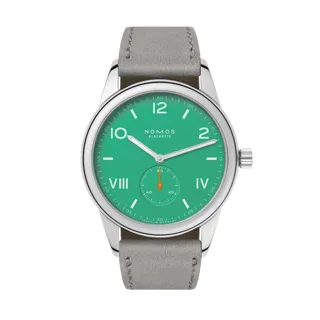 NOMOS Club 726 Stainless steel Green