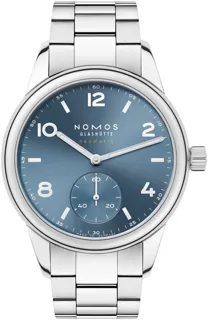 NOMOS Club 747 Stainless steel Blue