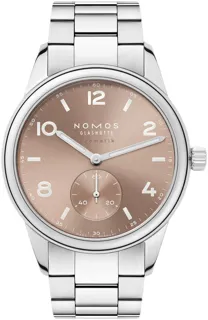 NOMOS Club 761 Stainless steel Beige