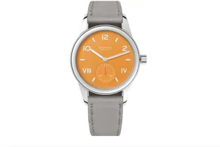 NOMOS Club Campus 710 Stainless steel Orange