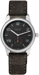 NOMOS Club Campus 736 Stainless steel Black