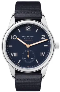 NOMOS Club Campus 768 Stainless steel Blue