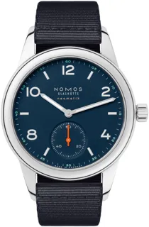 NOMOS Club Neomatik 741 Stainless steel Blue