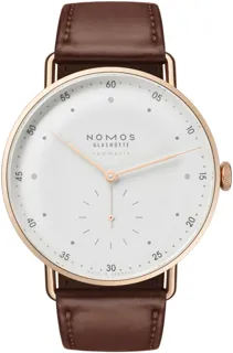 NOMOS Metro Rose Gold Neomatik 39 1180 Rose gold White