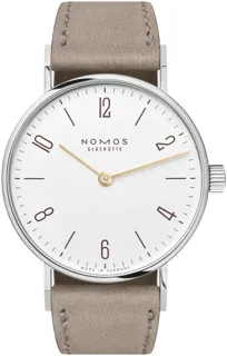 NOMOS Tangente 120 Stainless steel White