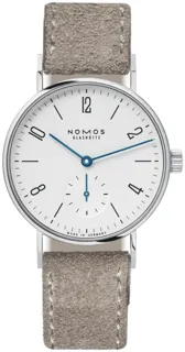 NOMOS Tangente 123 Stainless steel White