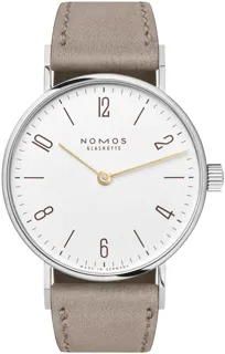 NOMOS Tangente 127 Stainless steel White