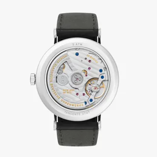 NOMOS Tangente Neomatik 182 Stainless steel Blue