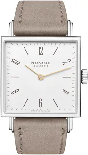 NOMOS Tetra 405 Stainless steel White