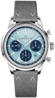 Norqain Freedom 60 Chrono N2201S22C/IAA221/20GNT.18S Stainless steel Blue