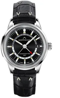 Norqain Freedom 60 GMT NN2100SG/B211/20BKR.18S Stainless steel Black