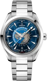 Omega Aqua Terra 220.10.43.22.03.001 43mm Stainless steel Blue