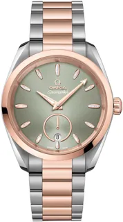 Omega Seamaster 220.20.38.20.10.001 Rose gold and Stainless steel Green