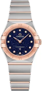 Omega Constellation 131.20.25.60.53.002 Rose gold and Stainless steel Blue