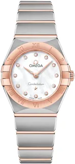 Omega Constellation 131.20.25.60.55.001 Rose gold and Stainless steel White