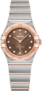 Omega Constellation 131.20.25.60.63.001 Rose gold and Stainless steel Brown