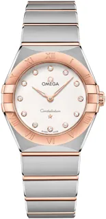 Omega Constellation 131.20.28.60.52.001 Rose gold and Stainless steel Silver