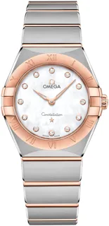 Omega Constellation 131.20.28.60.55.001 Rose gold and Stainless steel White