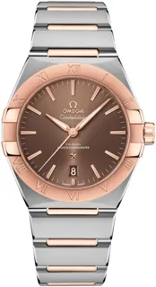 Omega Constellation 131.20.39.20.13.001 Stainless steel$rose gold Brown