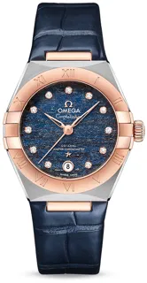 Omega Constellation 131.23.29.20.99.003 Rose gold and Stainless steel Blue