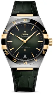 Omega Constellation 131.23.41.21.10.001 41mm Yellow gold Green